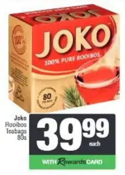 Spar Joko Rooibos Teabags offer