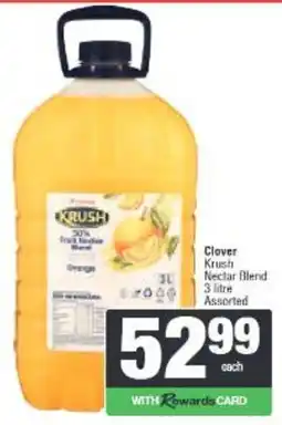 Spar Clover Krush Nectar Blend Assorted offer