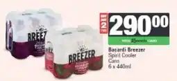 Spar Bacardi Breezer Spirit Cooler Cans offer