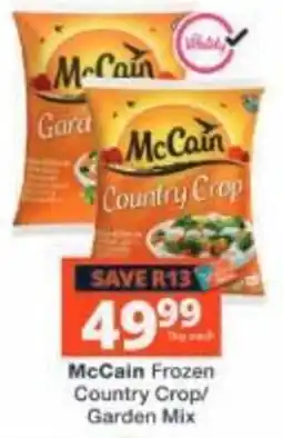 Checkers McCain Frozen Country Crop/Garden Mix offer
