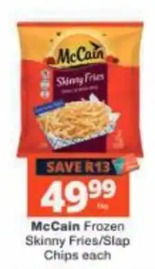 Checkers McCain Skinny Fries/Slap Chips offer