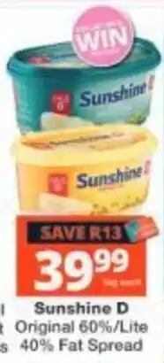 Checkers Sunshine D Spread offer
