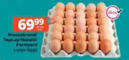 Checkers Housebrand/TopLay/Nulaid/Farmyard Large Eggs offer