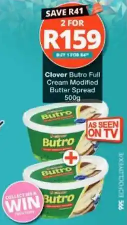Checkers Clover Butro Full Cream Modified Butter Spread offer
