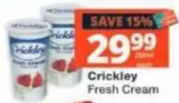 Checkers Crickley Fresh Cream offer