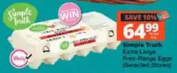 Checkers Simple Truth Extra Large Free-Range Eggs offer