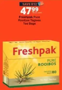 Checkers Freshpak Pure Rooibos Tagless Tea Bags offer