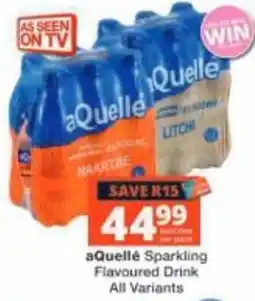 Checkers aQuellé Sparkling Flavoured Drink offer