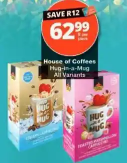 Checkers House of Coffees Hug-in-a-Mug All Variants offer
