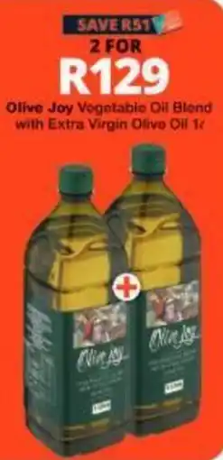 Checkers Olive Joy Vegetable Oil Blend with Extra Virgin Olive Oil 1/ offer
