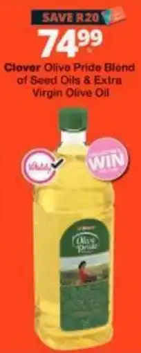 Checkers Clover Olive Pride Blend of Seed Oils & Extra Virgin Olive Oil offer