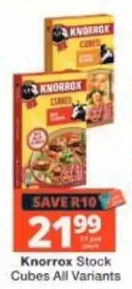 Checkers Knorrrox Stock Cubes All Variants offer