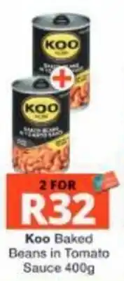 Checkers Koo Baked Beans in Tomato Sauce offer