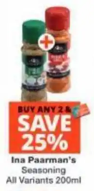 Checkers Ina Paarman's Seasoning offer
