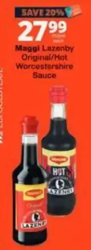 Checkers Maggi Lazeny Original/Hot Worcestershire Sauce offer