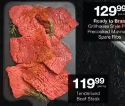 Checkers Ready to Braai Grillhouse Style Precooked Marinade Spare Ribs offer