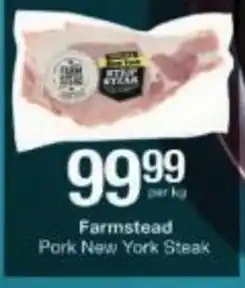 Checkers Farmstead Pork New York Steak offer