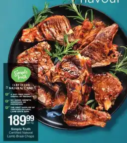 Checkers Simple Truth Certified Natural Lamb Braai Chops offer