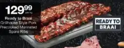 Checkers Grillhouse Style Pork Precooked Marinated Spare Ribs offer