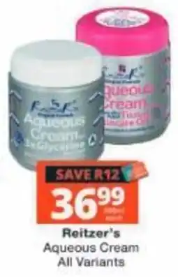 Checkers Reitzer's Aqueous Cream offer