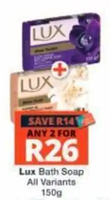 Checkers Lux Bath Soap offer