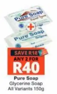 Checkers Pure Soap Glycerine Soap offer