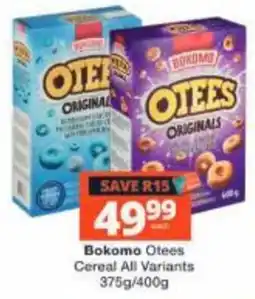 Checkers Bokomo Otees Cereal offer