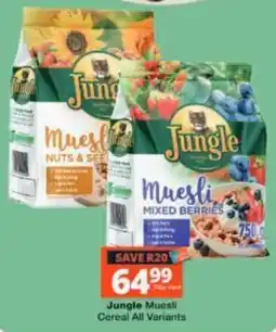 Checkers Jungle Muesli offer