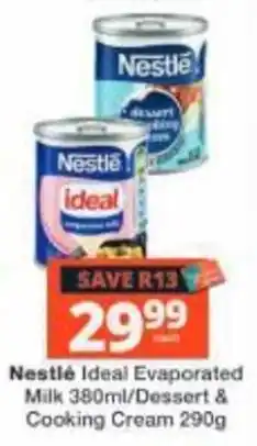 Checkers Nestlé Ideal Evaporated Milk offer