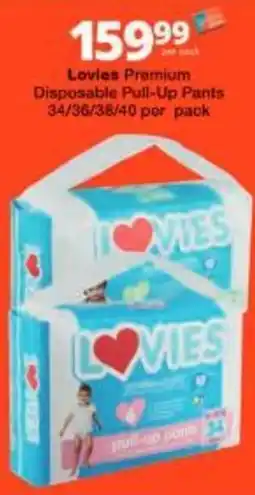 Checkers Lovies Premium Disposable Pull-Up Pants offer