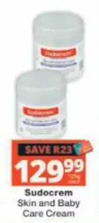 Checkers Sudocrem Skin and Baby Care Cream offer