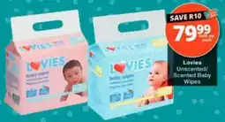 Checkers Lovies baby wipes offer