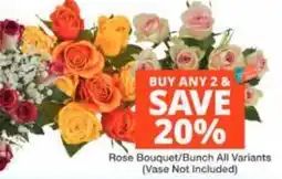 Checkers Rose Bouquet/Bunch offer