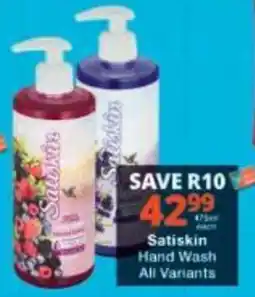 Checkers Satiskin Hand Wash offer