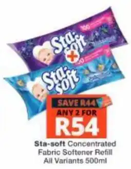 Checkers Sta-soft Concentrated Fabric Softener Refill offer