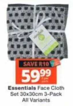 Checkers Essentials Face Cloth offer