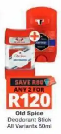 Checkers Old Spice Deodorant Stick offer