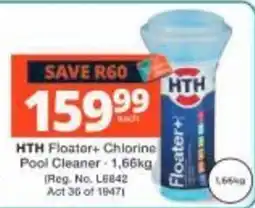 Checkers HTH Floater+ Chlorine Pool Cleaner offer