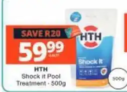 Checkers HTH Shock it Pool Treatment offer