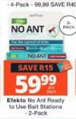 Checkers Efekto No Ant Ready to Use Bait Stations offer