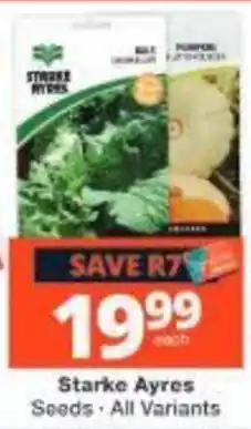 Checkers Starke Ayres Seeds offer