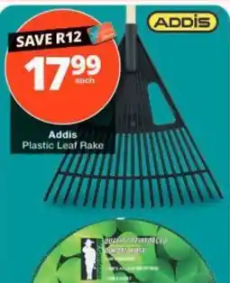 Checkers Addis Plastic Leaf Rake offer