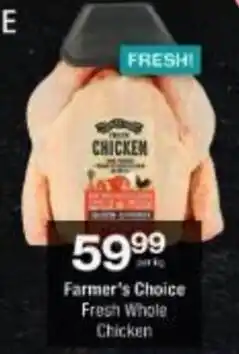 Checkers Farmer's Choice Fresh Whole Chicken offer