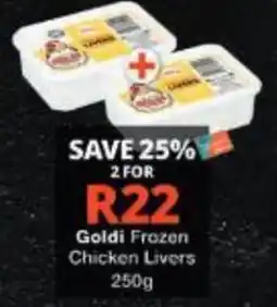 Checkers Goldi Frozen Chicken Livers offer