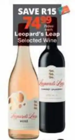 Checkers Leopard's Leap Selected Wine offer