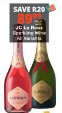 Checkers JC Le Roux Sparkling Wine offer