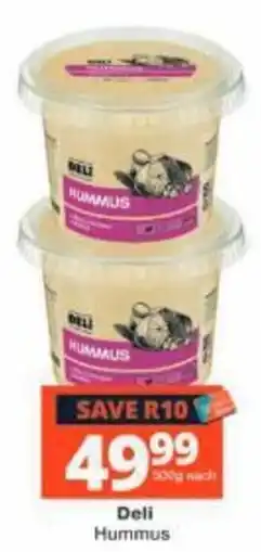 Checkers Deli Hummus offer