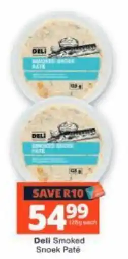Checkers Deli Smoked Snoek Paté offer