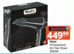 Checkers Wahl Professional AC Hair Dryer 2000W offer