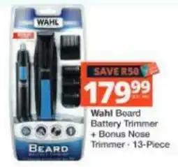 Checkers Wahl Beard Battery Trimmer offer